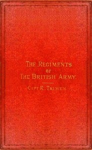 The regiments of the British Army, chronologically arranged