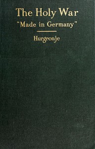 The holy war "made in Germany"