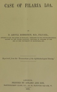 Case of Filaria loa