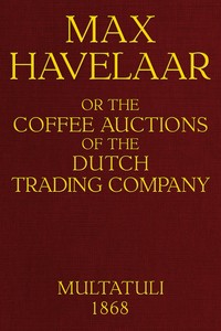 Max Havelaar;