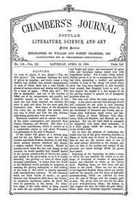 Chambers's journal of popular literature, science, and art, fifth series, no. 119, vol. III, April 4, 1886
