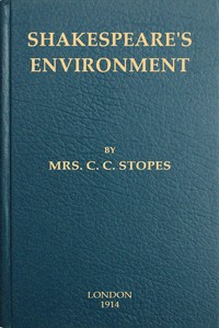 Shakespeare's environment