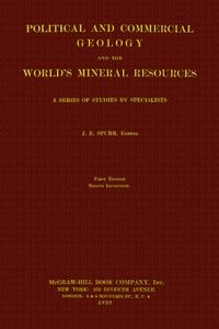 Political and commercial geology and the world's mineral resources