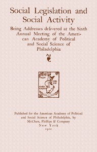 Social legislation and social activity