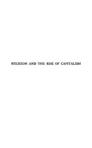 Religion and the rise of capitalism