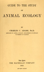 Guide to the study of animal ecology