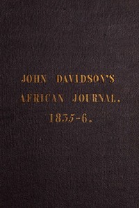 Notes taken during travels in Africa