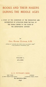 Books and their makers during the Middle Ages