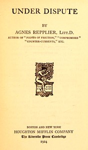 Under dispute