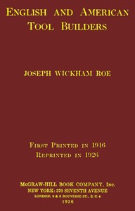 English and American tool builders