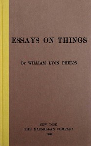 Essays on things