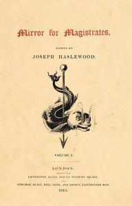Mirror for Magistrates, Volume 1