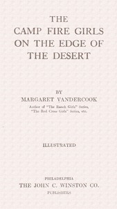 The Camp Fire Girls on the edge of the desert