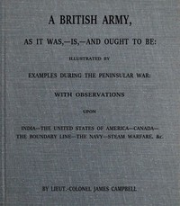 A British army, as it was,--is,--and ought to be