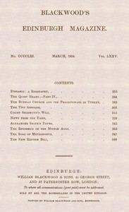 Blackwood's Edinburgh Magazine, Vol. 75, No. 461, March, 1854 by Various
