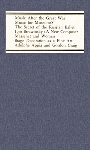 Music after the great war, and other studies