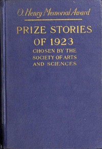O. Henry memorial award prize stories of 1923