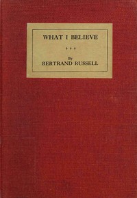 What I believe
