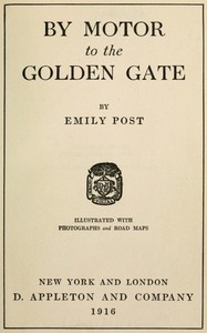 By motor to the Golden Gate