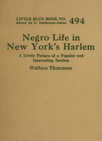 Negro life in New York's Harlem