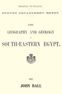 The geography and geology of south-eastern Egypt