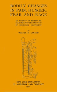 Bodily changes in pain, hunger, fear, and rage