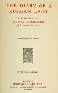 The diary of a Russian lady