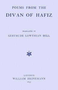 Poems from the Divan of Hafiz