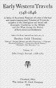 John Long's journal, 1768-1782