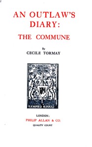 An outlaw's diary: the Commune