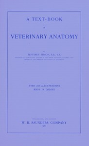 A text-book of veterinary anatomy