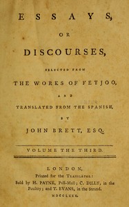 Essays, or discourses, vol. 3 (of 4)