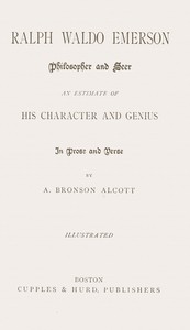 Ralph Waldo Emerson, philosopher and seer