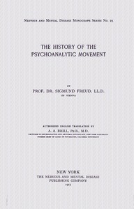 The history of the psychoanalytic movement