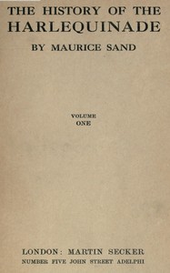 The history of the harlequinade, volume 1 (of 2)