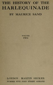 The history of the harlequinade, volume 2 (of 2)