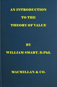 An introduction to the theory of value