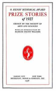 O. Henry Memorial Award prize stories of 1927
