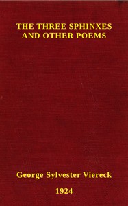 The three sphinxes, and other poems
