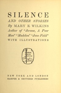 Silence, and other stories