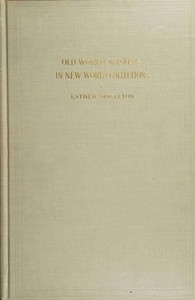 Old world masters in new world collections