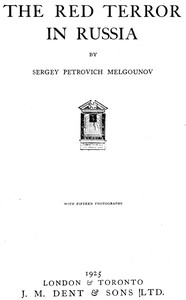 The red terror in Russia