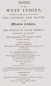 Notes on the West Indies, vol. 1 of 2