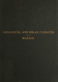 Geological and solar climates