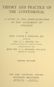Theory and practice of the confessional