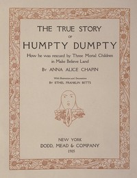 The true story of Humpty Dumpty