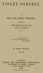 Violet Osborne, Volume 2 (of 3)