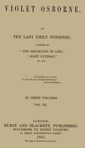 Violet Osborne, Volume 3 (of 3)