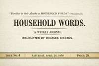 Household words, No. 4, April 20, 1850