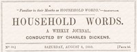 Household words, No. 19, August 3, 1850